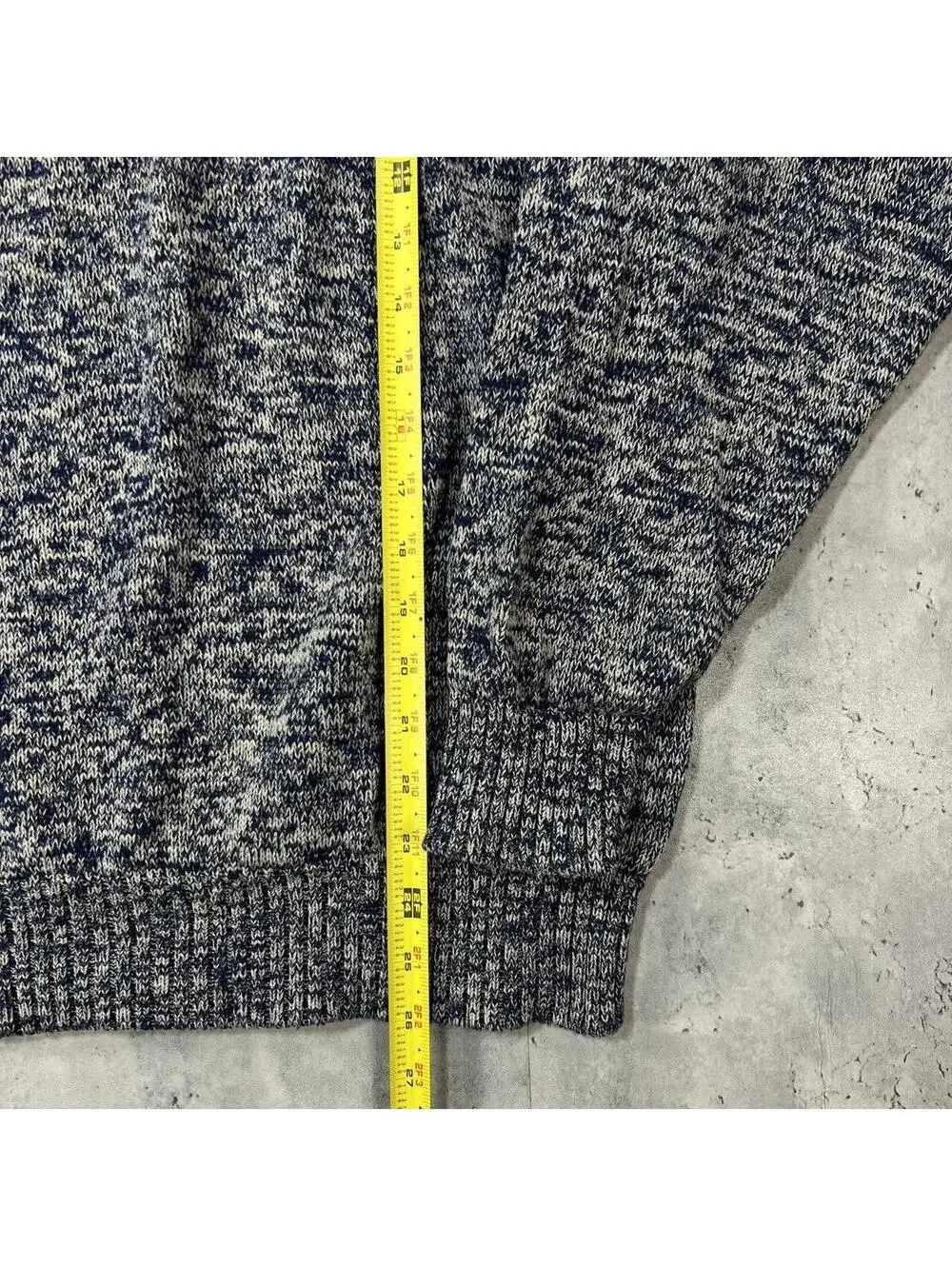 Vintage 90’s Blue Eddie Bauer Cable Knit Sweater